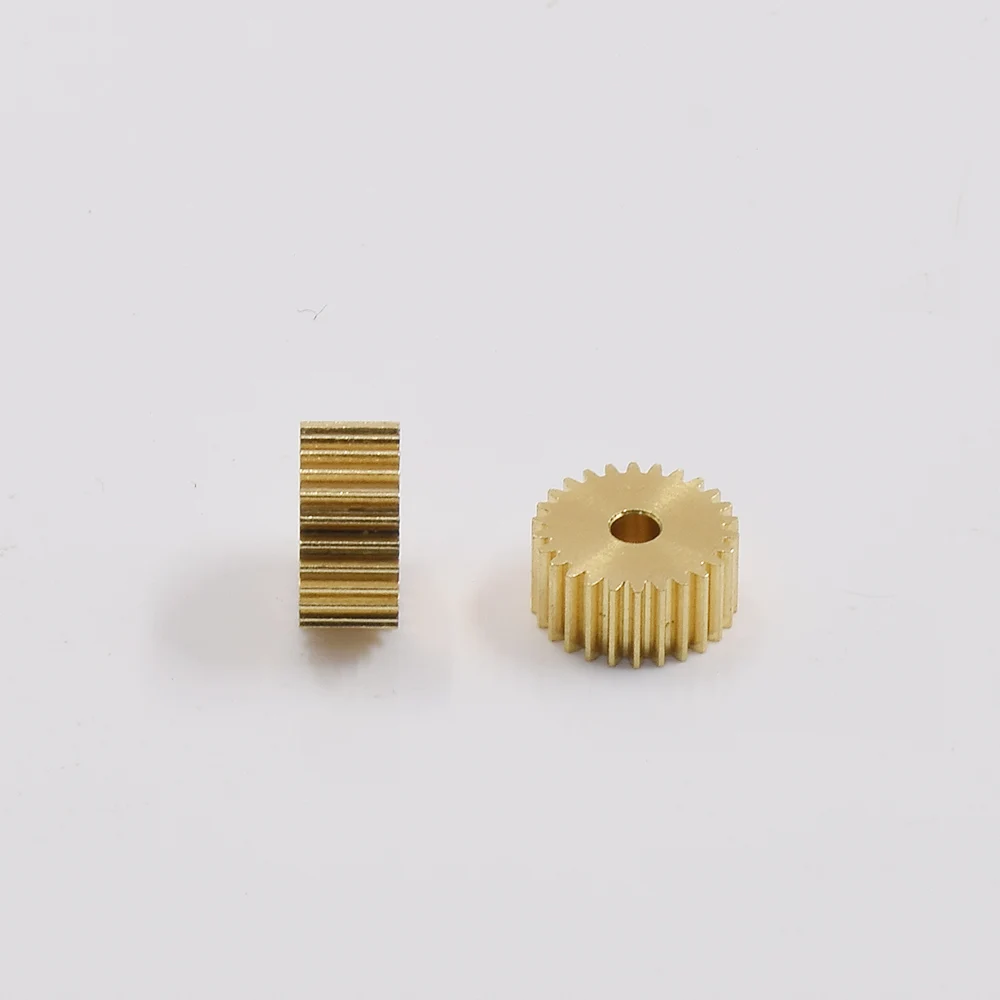 0.3 Modulus Metal Copper Brass Gear 26T Teeth Brass Pinion Gear Fit 2mm Shaft RC Toy Car