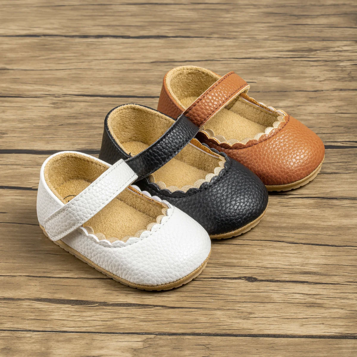 newborn baby girl summer sandals anti slip prewalker kid soft sole crib shoes baby princess shoes KIDSUN Spring Summer Baby Girl Shoes Newborn Flat First Walkers Princess Dress Shoes Anti-slip Rubber Sole Toddler Crib Shoes