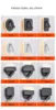 Modern Minimalist Led Wall Lamp USB Charging Indoor Bedroom Lamp Hotel Bedside Reading Lamp Wall Lights Sconce Switch AC 90~240V 3