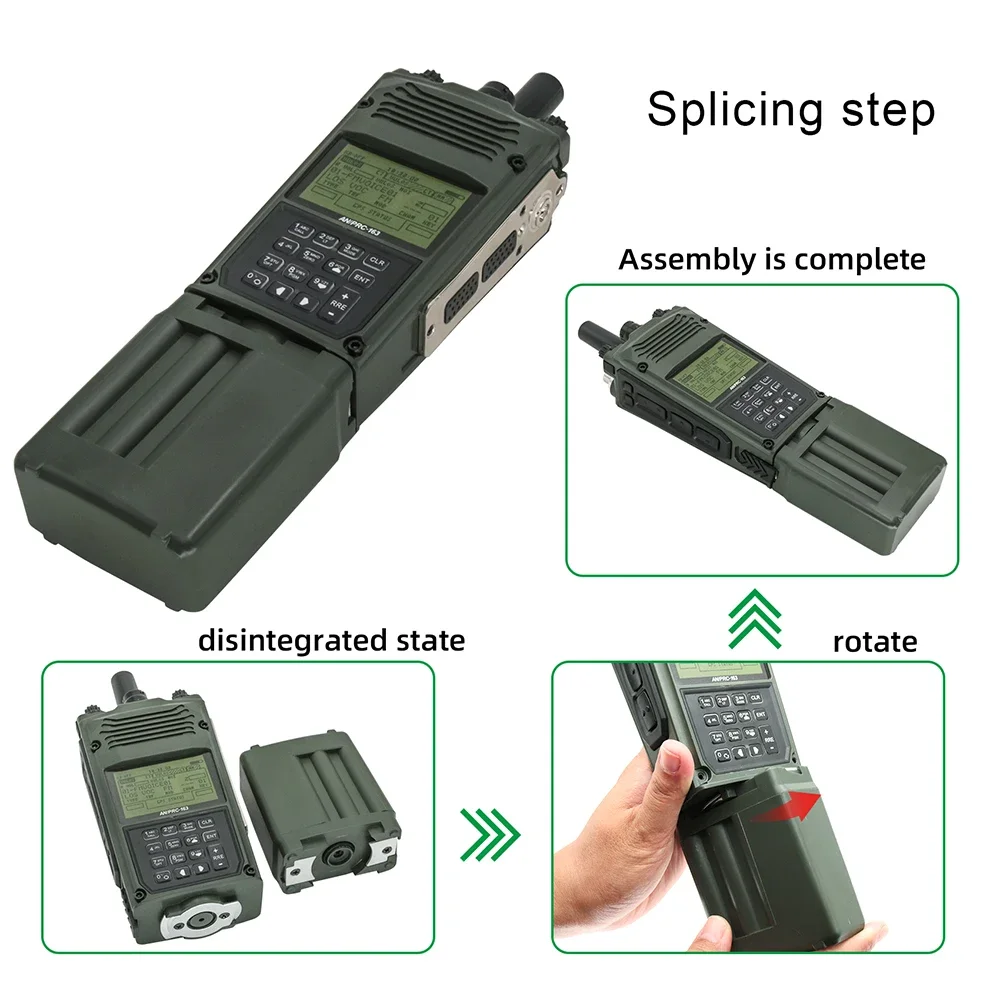 Adattatore per cuffie tattiche PRC 163 Scatola radio virtuale per tiro tattico Airsof COMTA Cuffie da caccia per radio Yaesu Vertex - immagine 3
