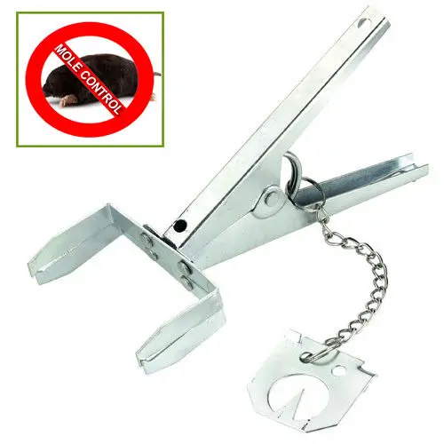 Multifunction Powerful Reusable Scissor Type Claw Mole Trap Garden Galvanised Easy Setup Durable Control