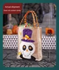 Halloween Funny Sugar Bag Decorations Cartoon Pumpkin Hemp Handbag Ghost Party Kindergarten Halloween Scene Arrangement Storage 6