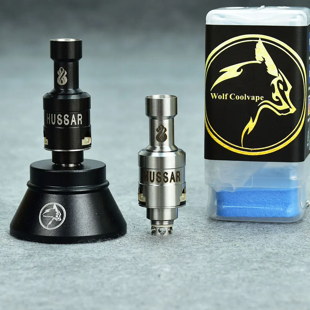 

wolfcoolvape Hussar STE RBA Bridge 316ss vape rba 2.0 / 2.2 / 2.5 / 2.8 / 3.0 / 3.5 / 3.8 / 4.0 / 4.5mm Billet / BB / Boro Tank