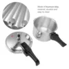 Aluminium Alloy Mini Pressure Cooker 3 Liter Aluminium Alloy Pressure Cooker 18cm Bottom 3L Mini Pressure Cooker for Gas Stove 5