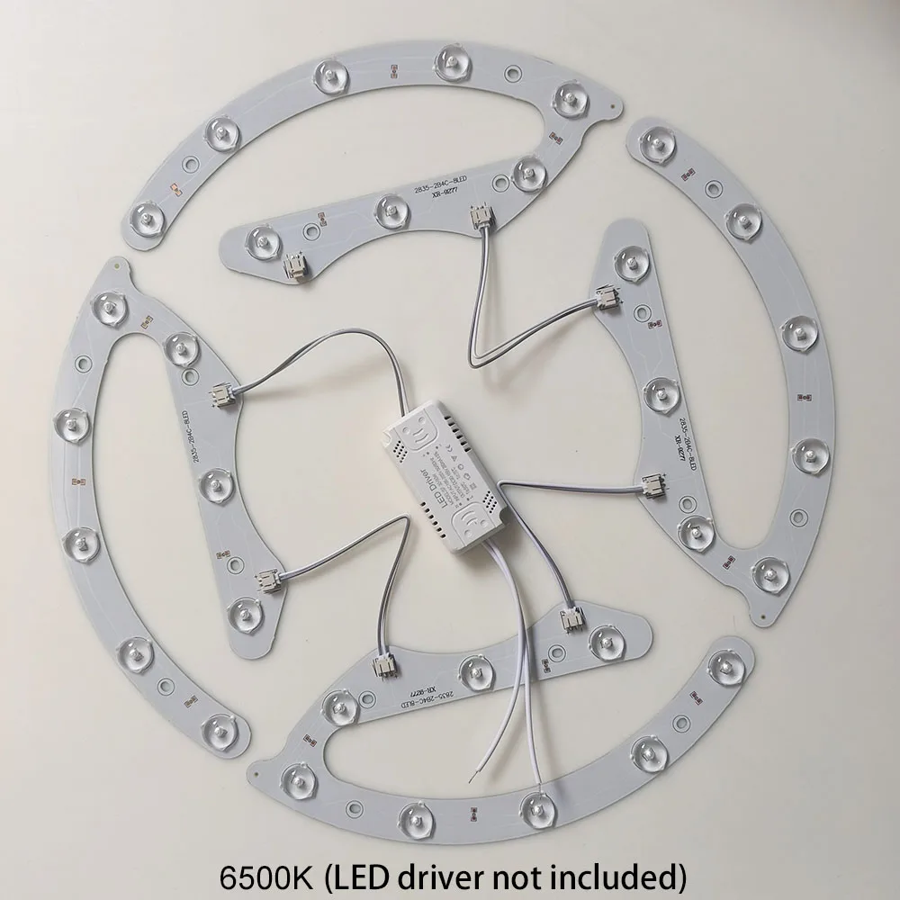 LED block with optical lens white light LED module 6000K 6500K light source be used in ceiling lamp etc Horsesh board 9W 12W/pcs