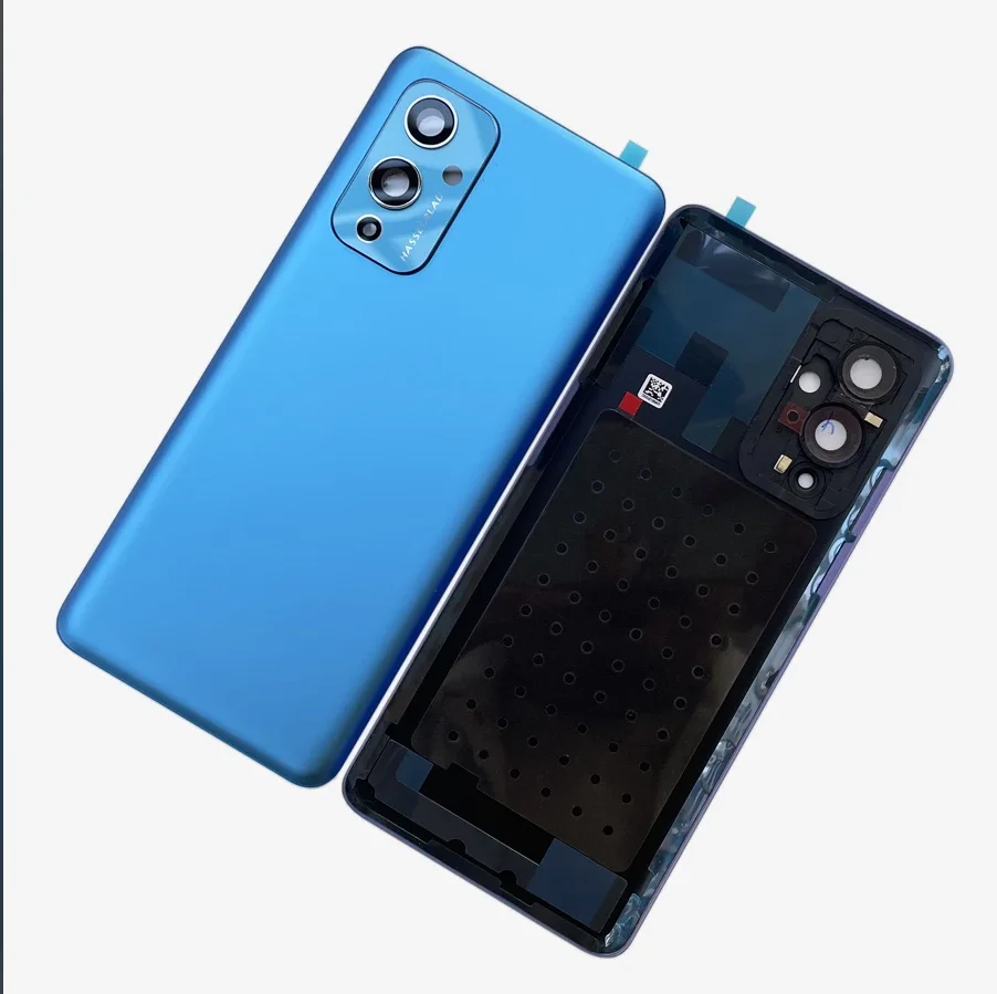 A+++ Gorilla Glass 5 Rear Housing For Oneplus 9 Battery Back Cover Glass Repair Replace Phone Door Case + Camera Lens Logo 5