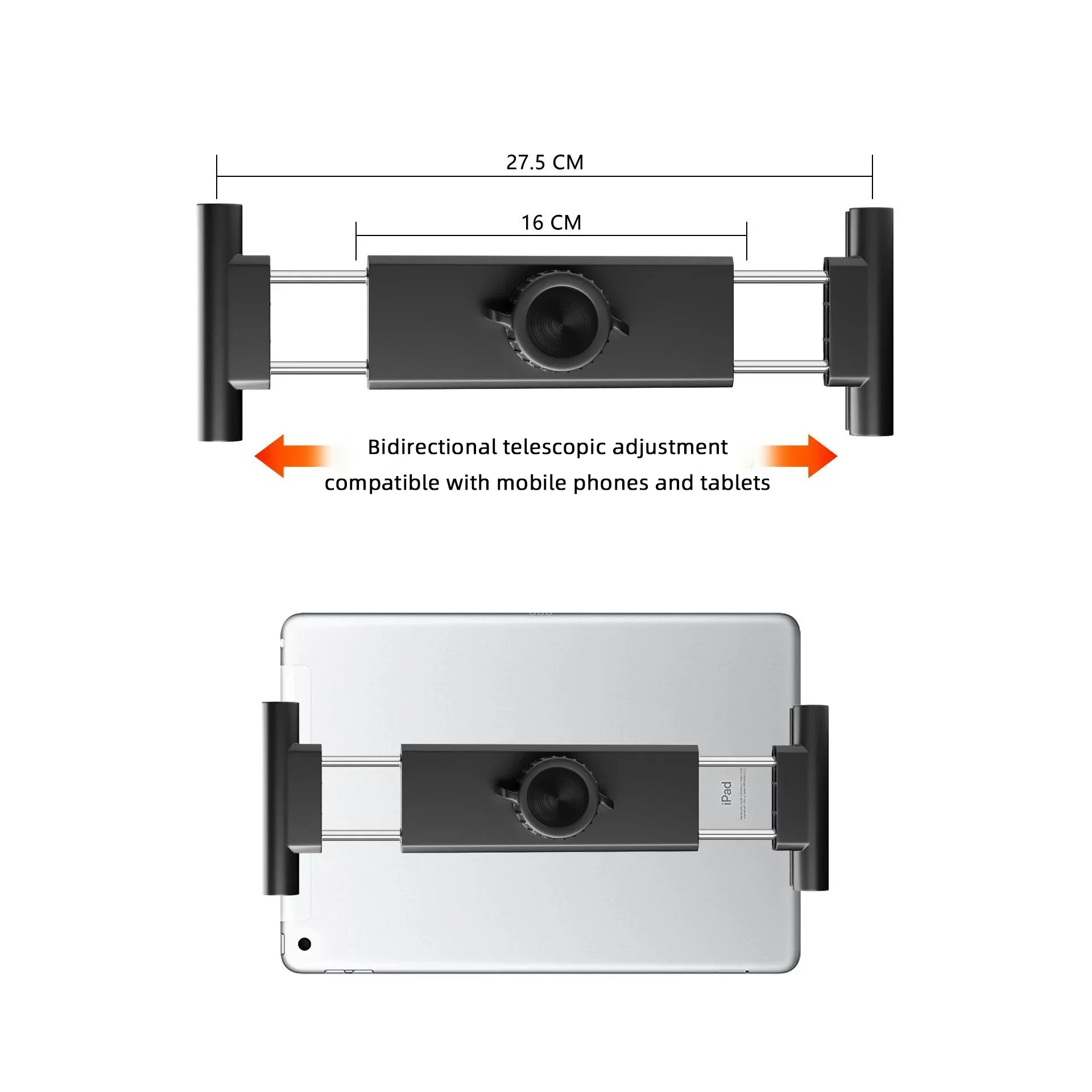 PhoneLook Supporto Universale E Robusto A 360 Gradi Per Il Telefono Dell'auto Per Parabrezza E Cruscotto