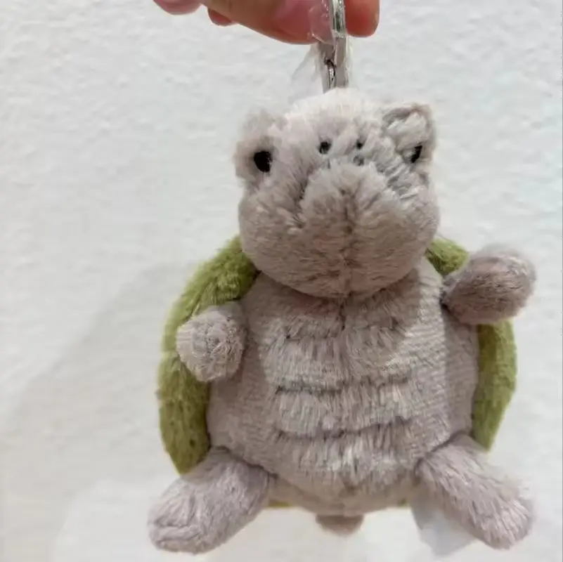 Jelly Mr. Timmy Turtle Cat Pendant Keychain Cute Bag Doll Plush Toy Key Ring Cute Turtle Plush Toy Pet Baby Doll Gifts plush keychain key chain plush doll plush toy