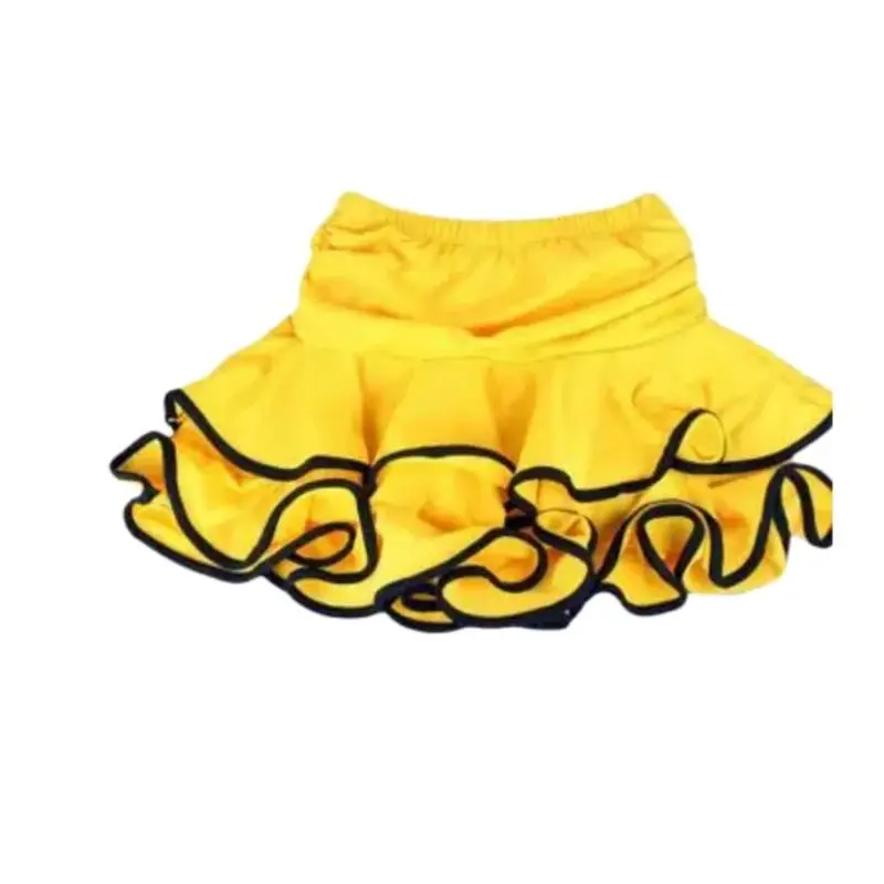 Latin Cha-Cha Dance Skirt for Girls Children Ballet Tutu Skirt Kids Party Dancing 1pcs/lot