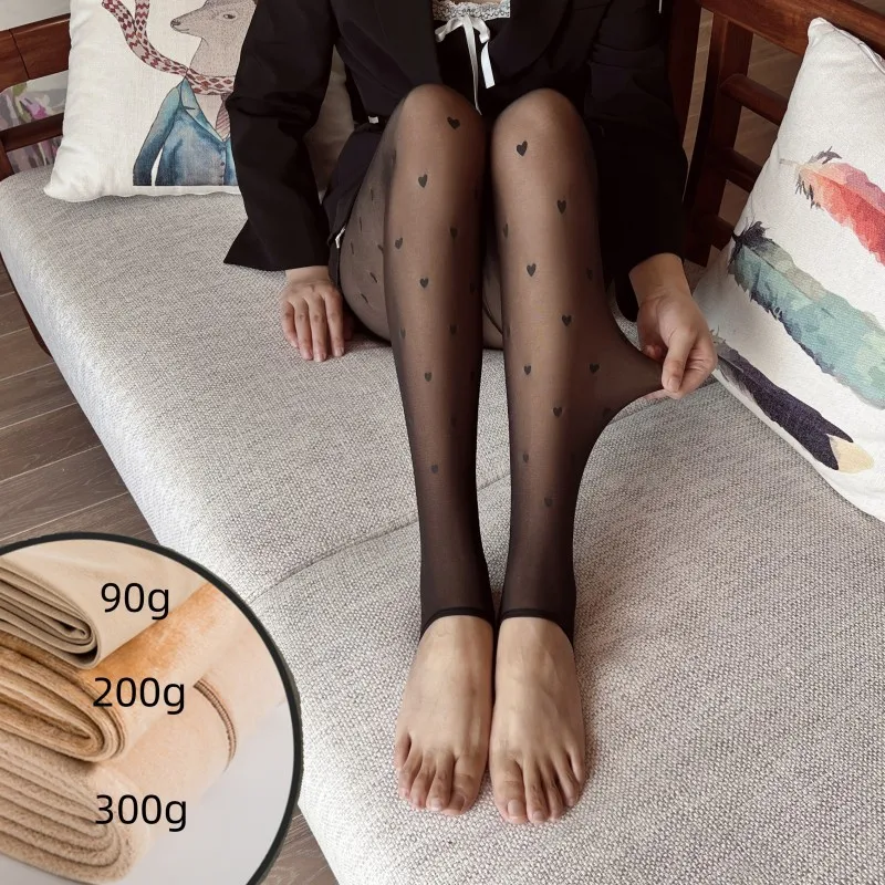 Îmbrăcăminte pentru femei Y2k Ciorapi translucizi sexy pentru femei Colanți cu efect elastic înalt de piele Colanți cu imprimeu Pantaloni șosete pentru femei_voghion.com