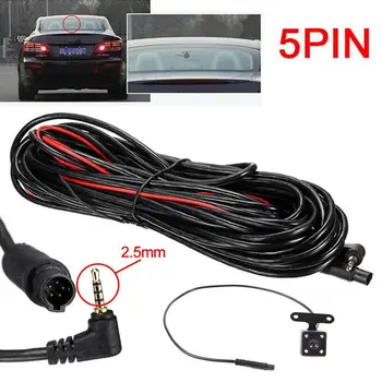 Telecamera per retromarcia per auto HD a 5 pin Videocamera per retromarcia per visione notturna 4LED Telecamera per parcheggio grandangolare da 170 gradi Accessori per auto