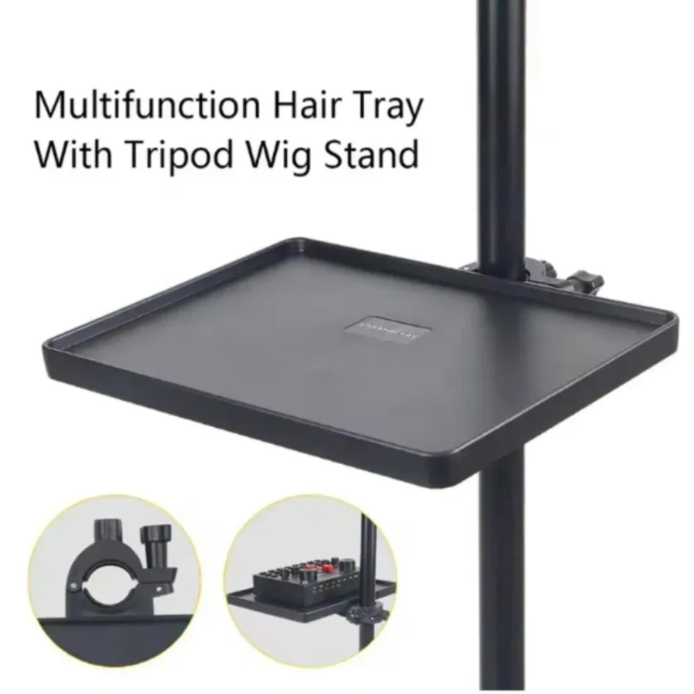 2026 헤어 트레이 (삼각대와 함께 사용하는 가발용) 헤어 가발 도구, 크로셰 헤어 클립, 가위, 빗, 카드 트레이