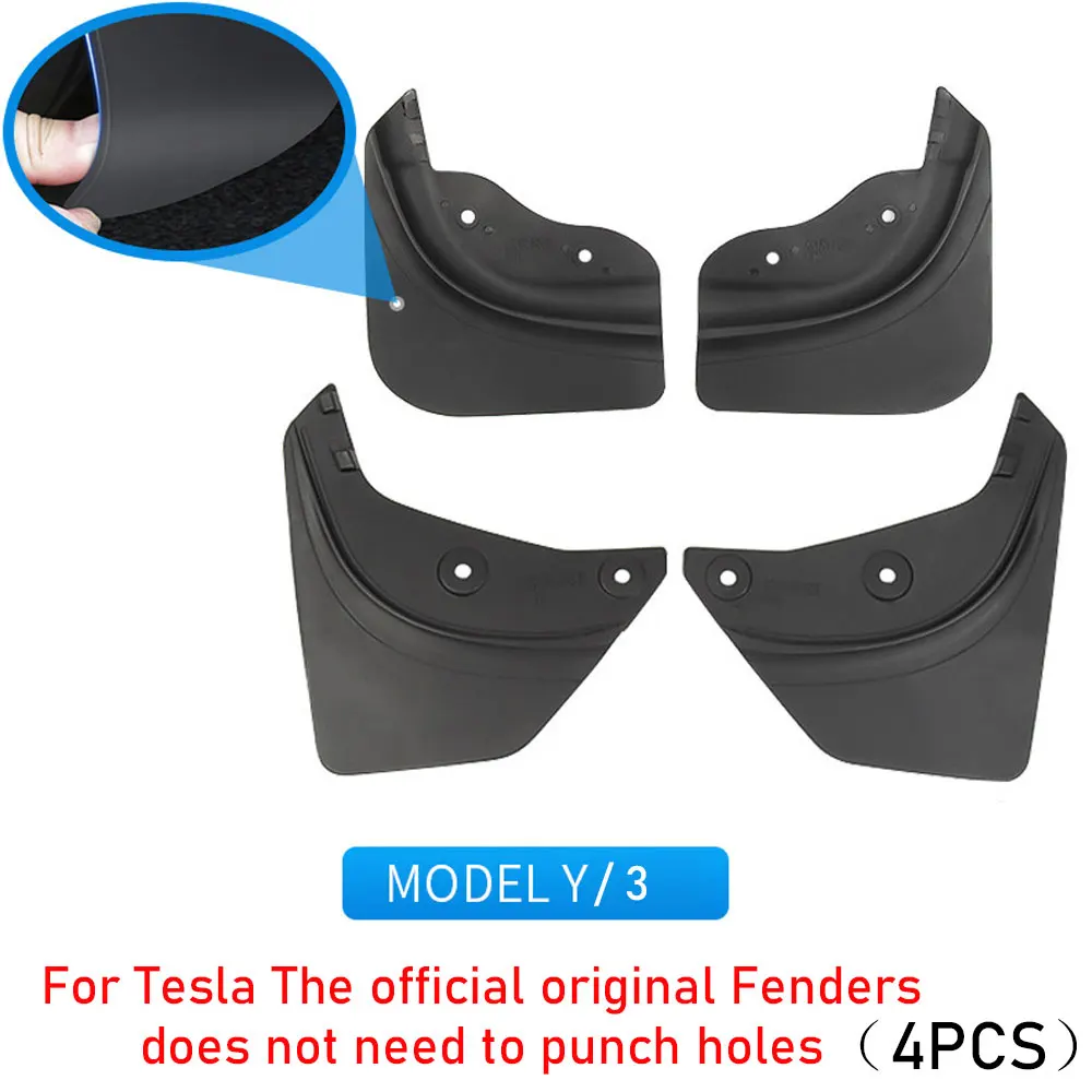 For Tesla Model Y 20202023 Invisible Fenders Modification Car Exterior