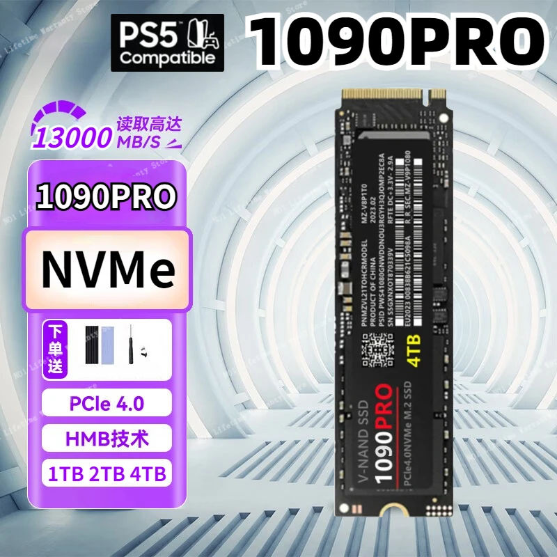 

PS5 8tb New Ssd 4TB Hard Drive 500GB 256GB 1TB 2TB 1090Pro Nvme M2 Ssd Hard Drives for Well-known Brands of Laptops Hdd Ssd M2