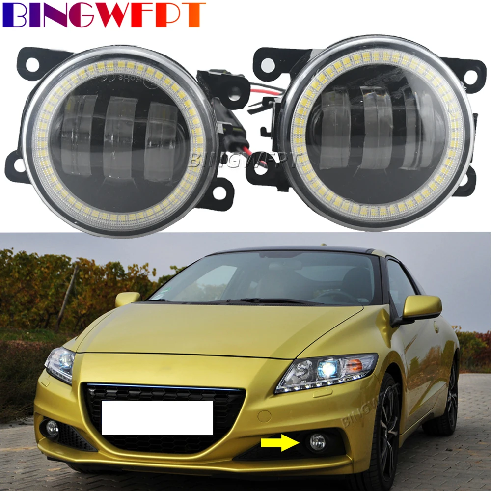 1Pair Led Angel Eye DRL Super Bright For Honda CR-Z CRZ 2012 2013