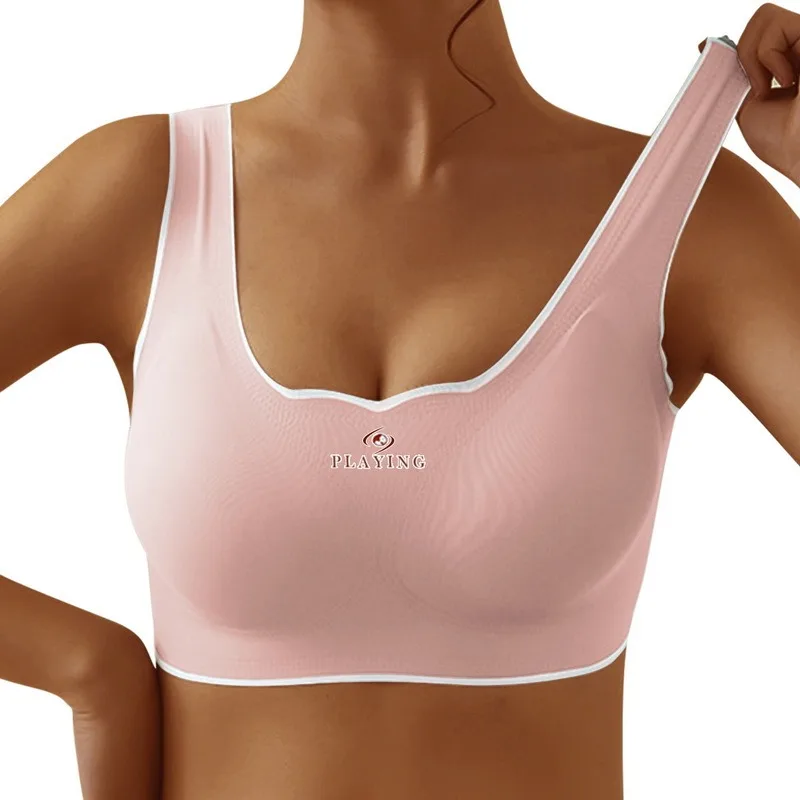 red bra Bras For Women Underwear Sexy Lingerie Add pad Bra Seamless Push Up Cotton Tops Bralette Brassiere Wireless Sports Vest strapless bra Bras