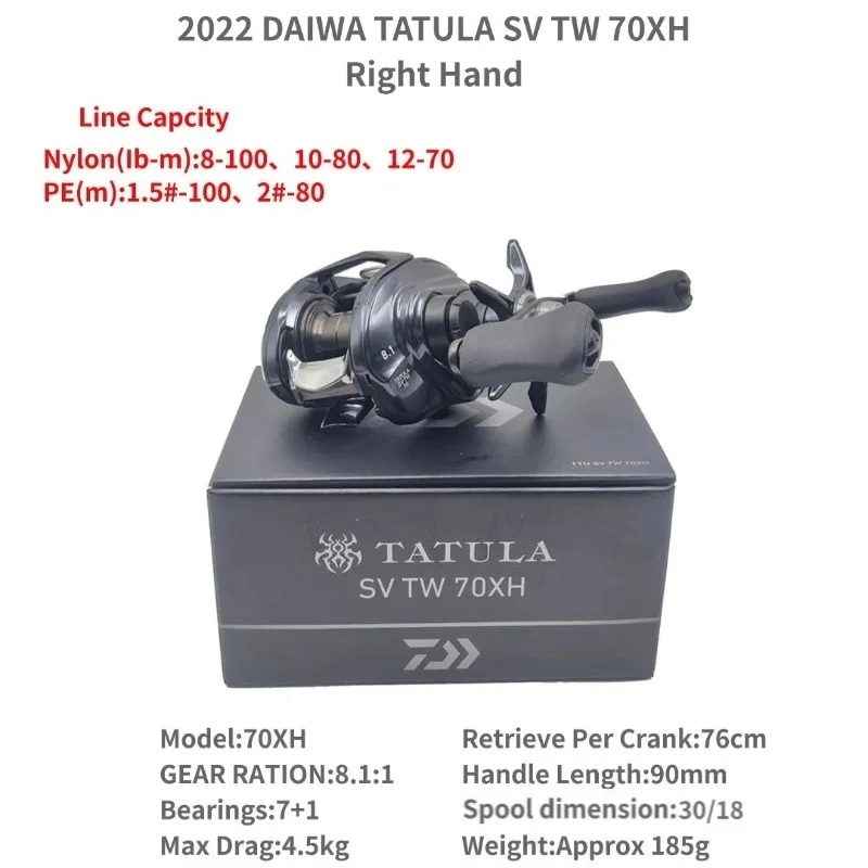 2022 ダイワ タトゥーラ SV TW 70 70L 70H 70HL 70XH 70XHL