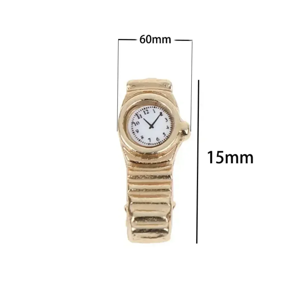ドールハウスミニチュア腕時計、シミュレーションプレイトイ