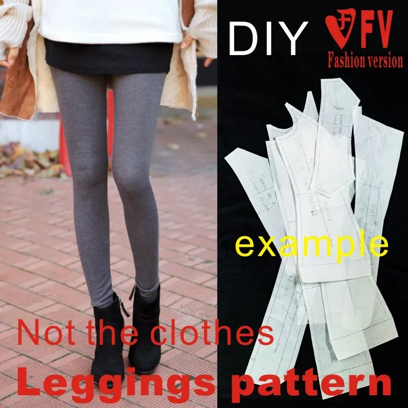 Leggings sewing pattern The trousers pattern(Not the pants) BCK-15