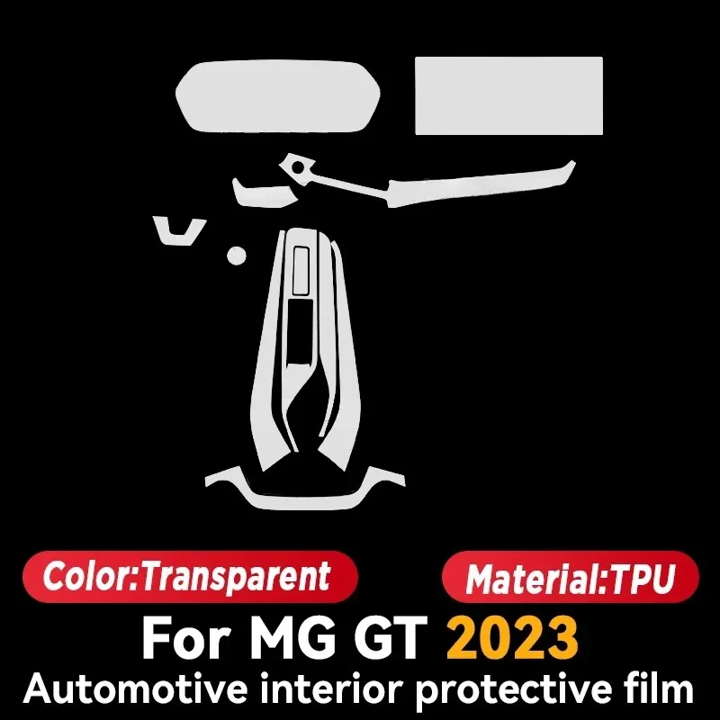 Car Door Center Console Media Dashboard Navigation Tpu Pellicola Protettiva Antigraffio Per Mg Gt 2023 Accessori Interni Auto