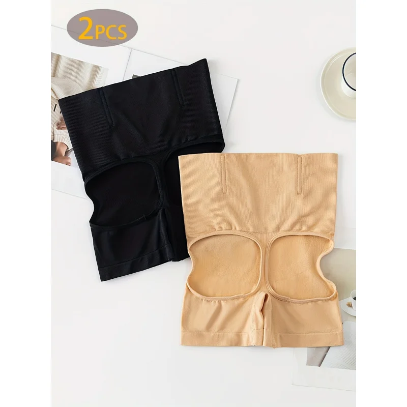 1 or 2pcs Women'S High Waist Shaping Panties - Effectively Control Abdomen and Buttocks, Machine Washable, Breathable Fabric 1