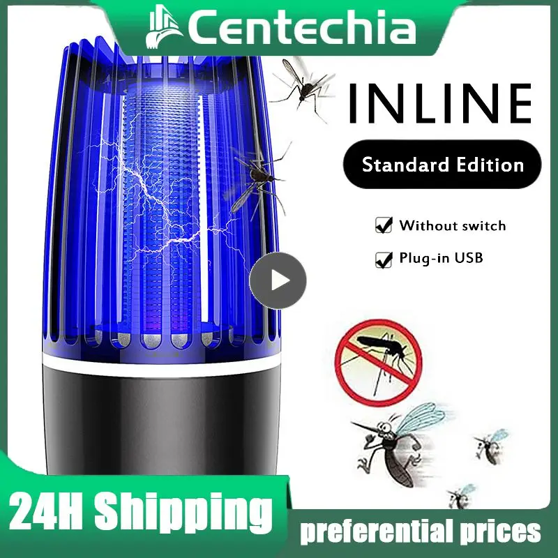 Lampada Elettrica Antizanzare Anti Zanzara Senza Radiazioni Antizanzare Fotocatalisi Muto Home Led Bug Zapper