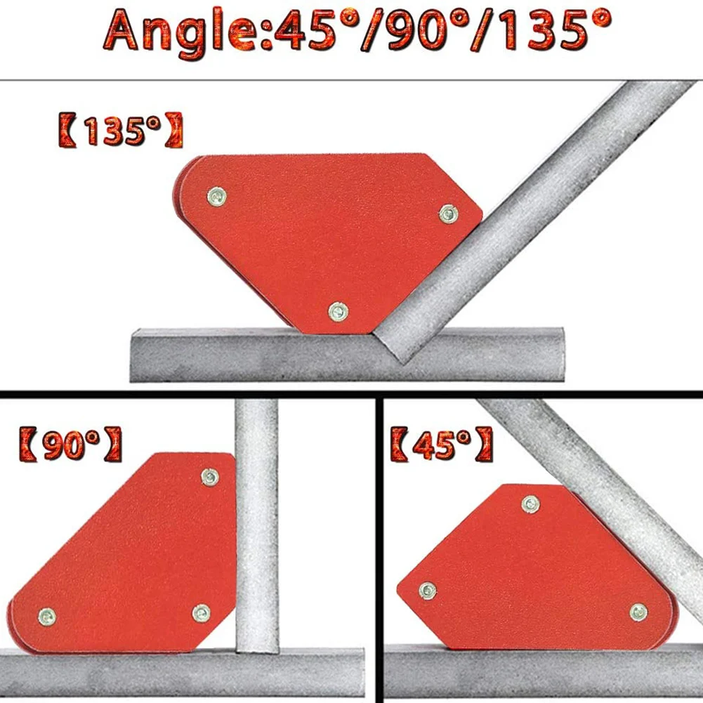 1PCS Magnetic Welding Fixer Holders 45&deg; 90&deg; 135&deg; Multi-Angle Magnet Weld Positioner Ferrite Holding Auxiliary Locator Tools