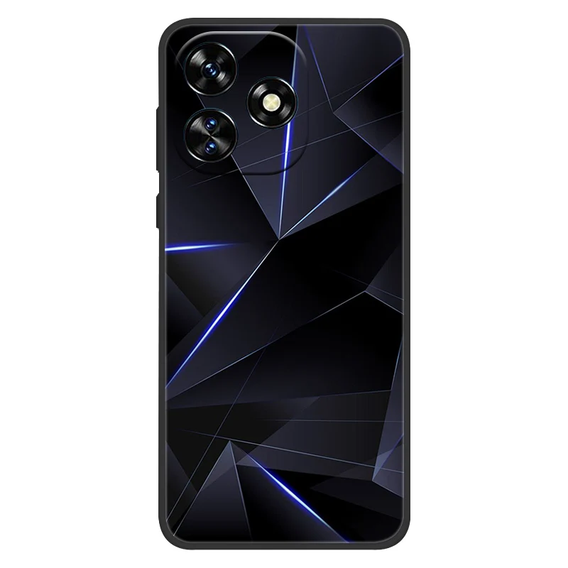 Luxury Silicone Soft Bumper Phone Case - Fashionable Space Design