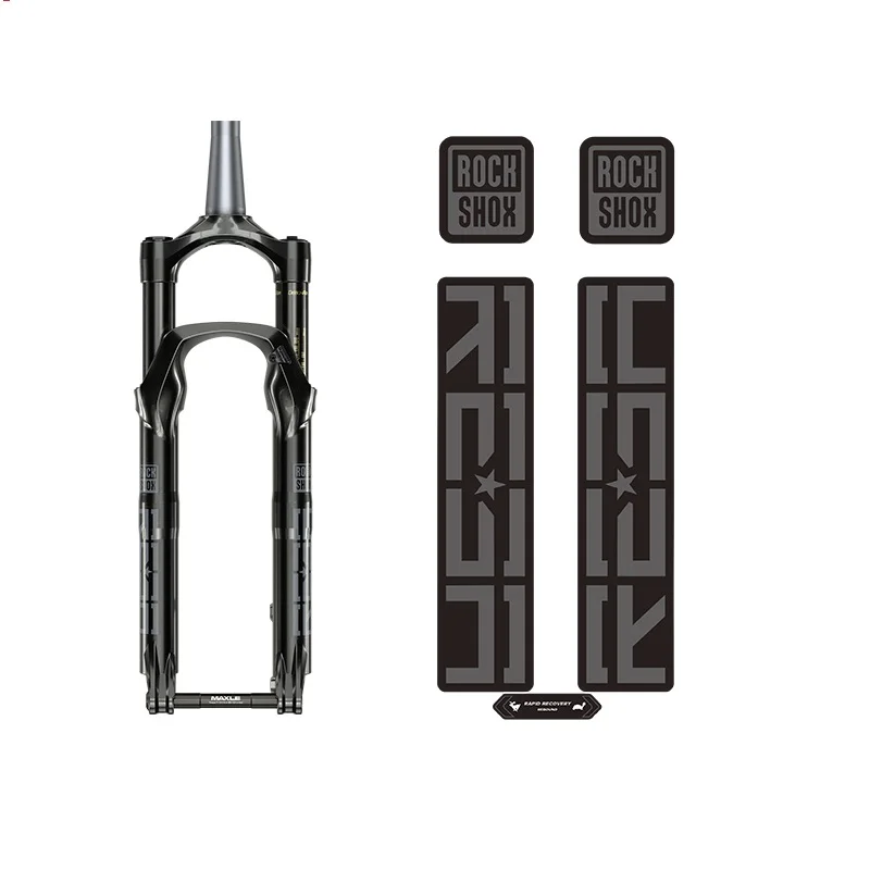 Bicicletta Ciclismo Forcella Anteriore Adesivo Per 2020 Rock Shox Reba Mtb Bici Da Strada Decalcomania Vinile Impermeabile Protezione Solare Antifade 