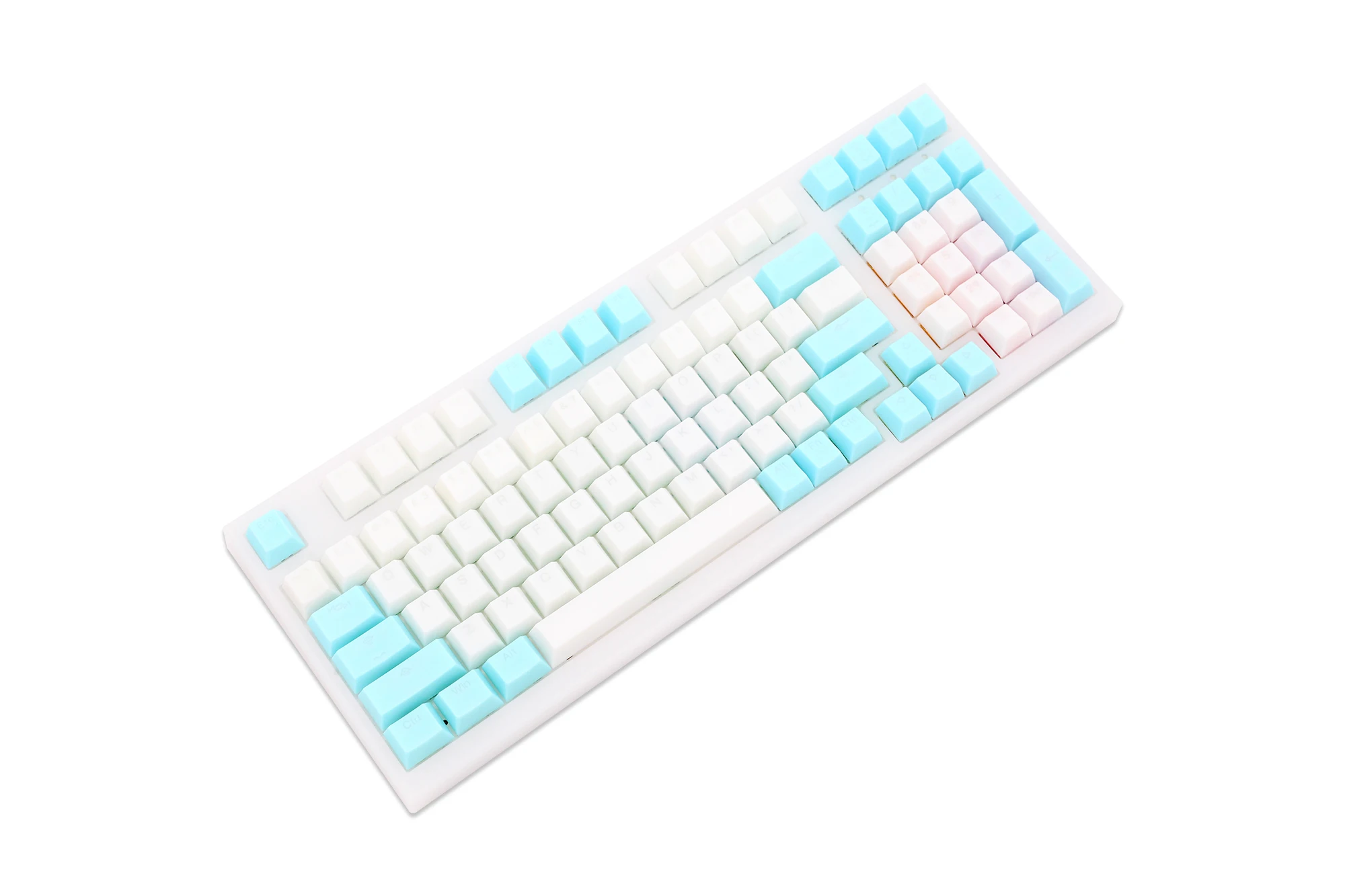 Taihao Perfil Cúbico Nana de Coco Translúcido Backlit Doubleshot Keycaps para Faça Você Mesmo Gaming Teclado Mecânico Oem Perfil - Imagem 5