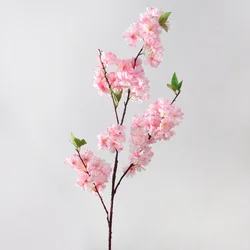 Elegant 120CM Cherry Blossom Branches for Stylish Decor and Events (Deep pink)
