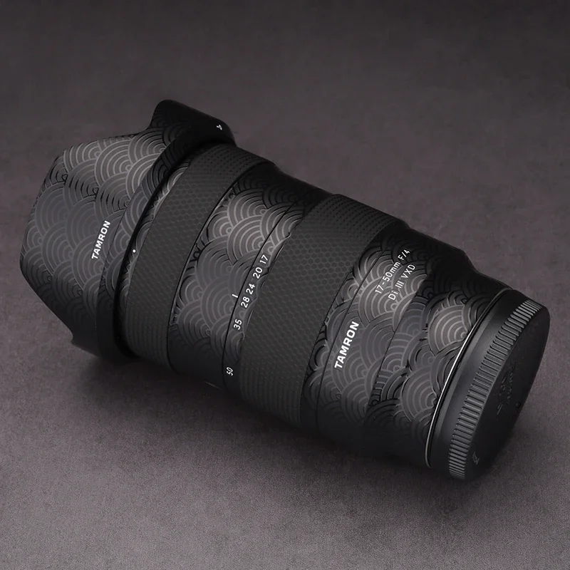 E 마운트용 데칼 스킨 카메라 렌즈 스티커, 비닐 랩 필름 코트, 탐론 17-50mm F4 A068, 17-50 F/4 Di III VXD 17-50/F4