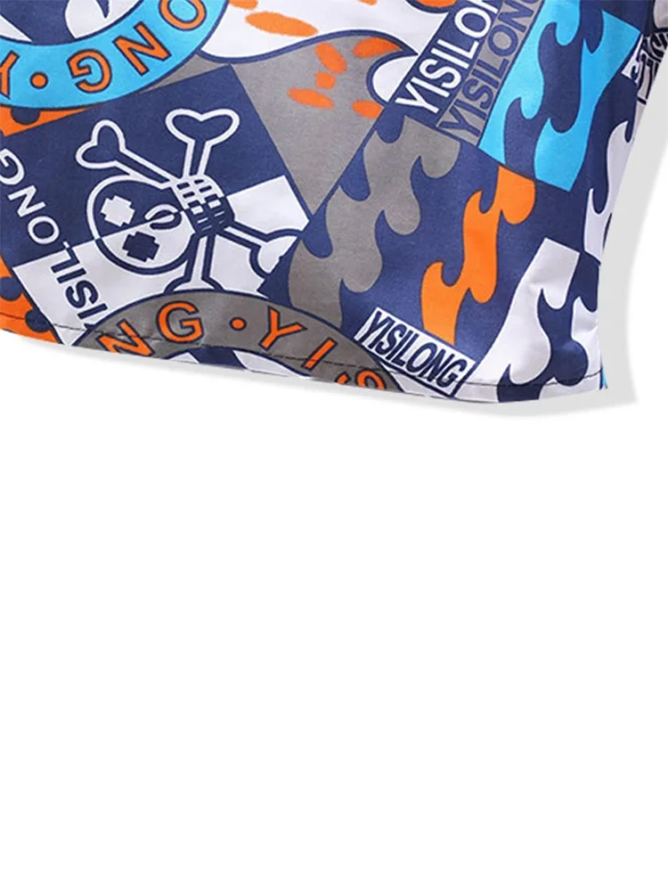 Men Summer Beach Board Swim Shorts Casual Surf Hawaiian Trunks Fashion Print Quick Dry Beachwear Shorts Luxury Pants beach shorts