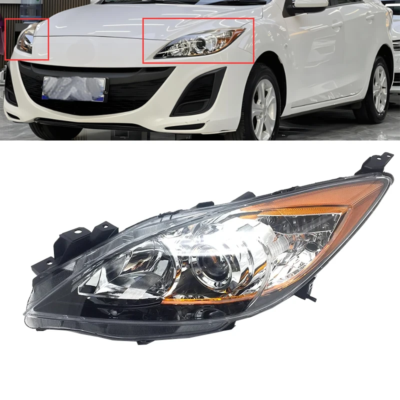 

Car Front Bumper Headlight Auto Accessories Daytime Running Lights Without Bulb For Mazda 3 M3 2012 2013