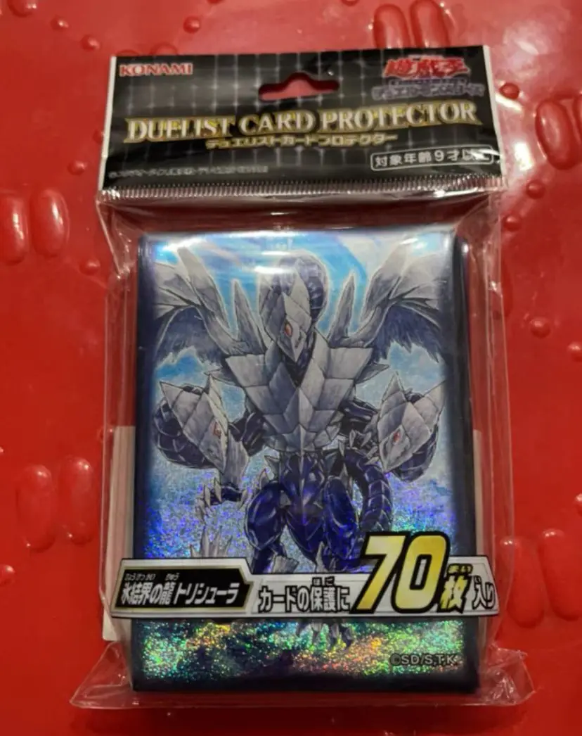 Yugioh Konami 70 Pezzi Trishula Dragon Of The Ice Maniche Barriera Sigillato Giapponese
