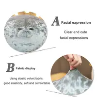 Trendy Chubby Blob Seal Pillow Cute Soft Stuffed Animal Plush Toys Large PP Cotton Gift for Boys Girls Adult 6