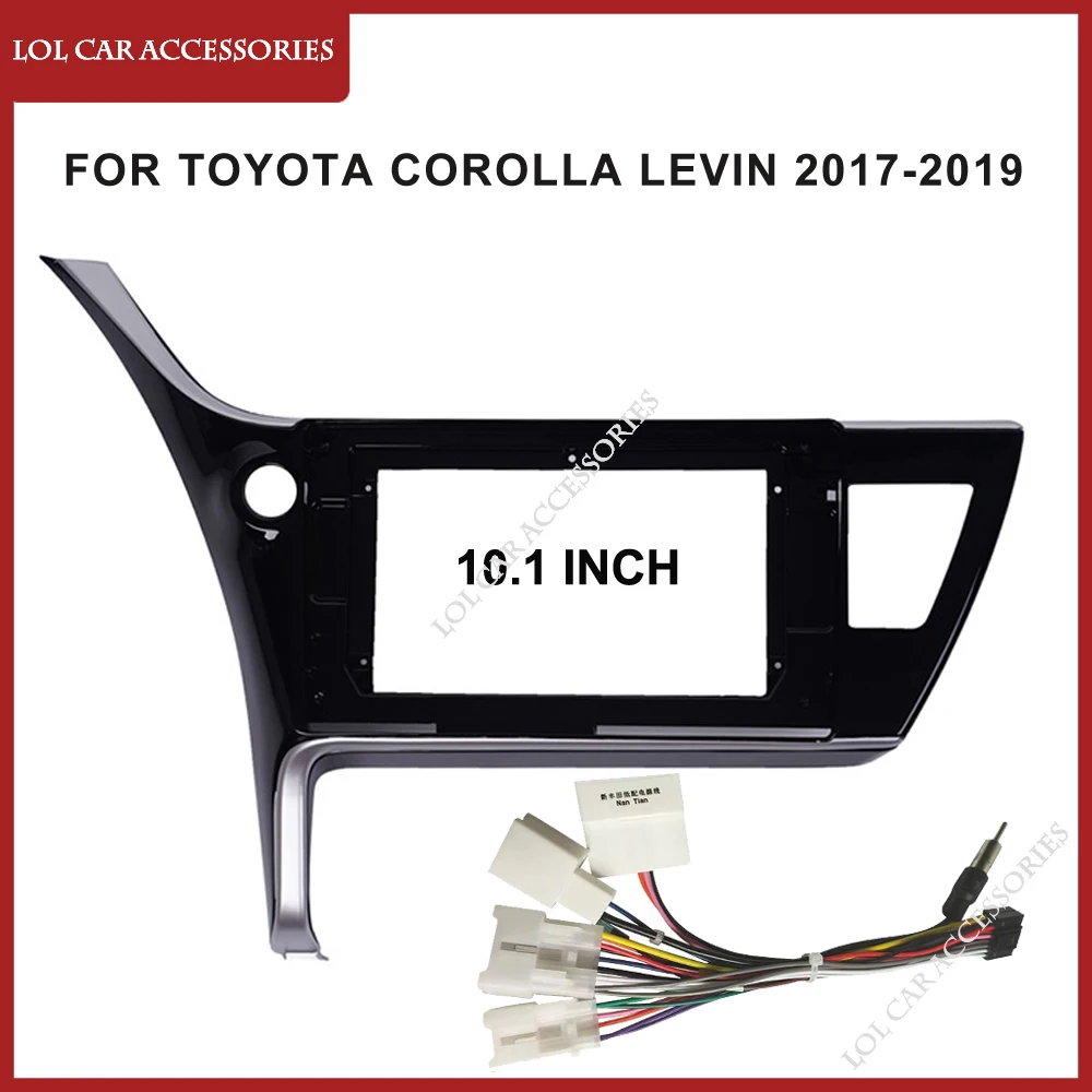 TOYOTA Corolla Levin 2017-2019  10.1 ġ   ׷ GPS MP5 ȵ̵ ÷̾ 2 Din Fascias г    Ŀ