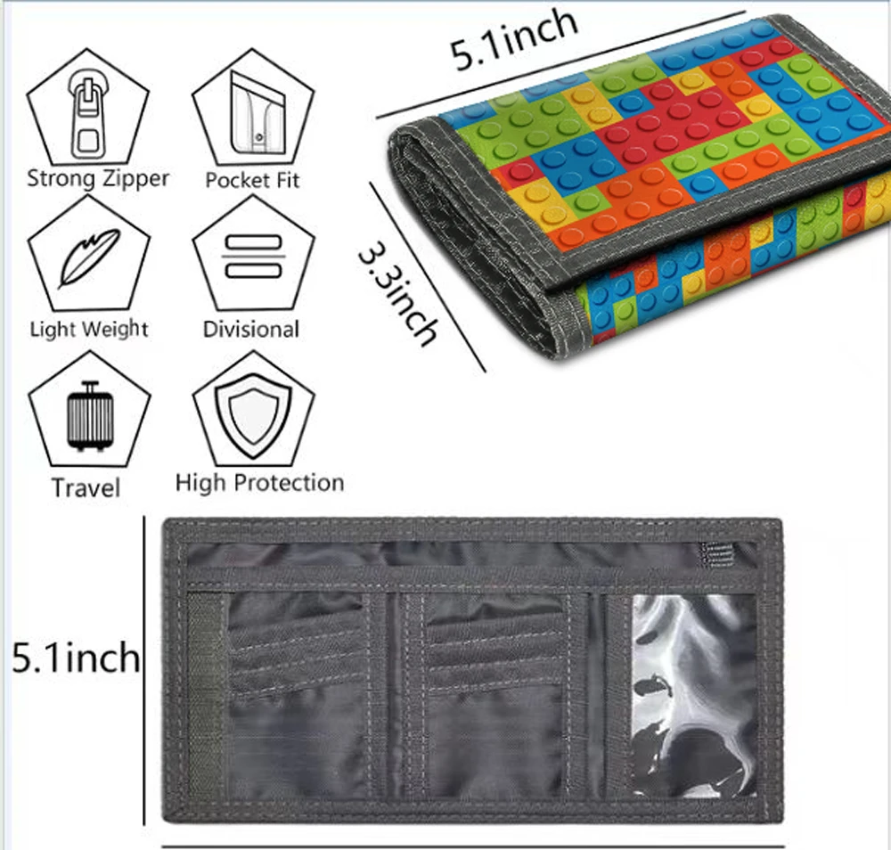 YuYunBao Kids Wallet For Boys Girls Ages 4-18 Toddler Youth Wallets With Zipper Coin Pocket And Card Holders For Children Gifts boys wallet