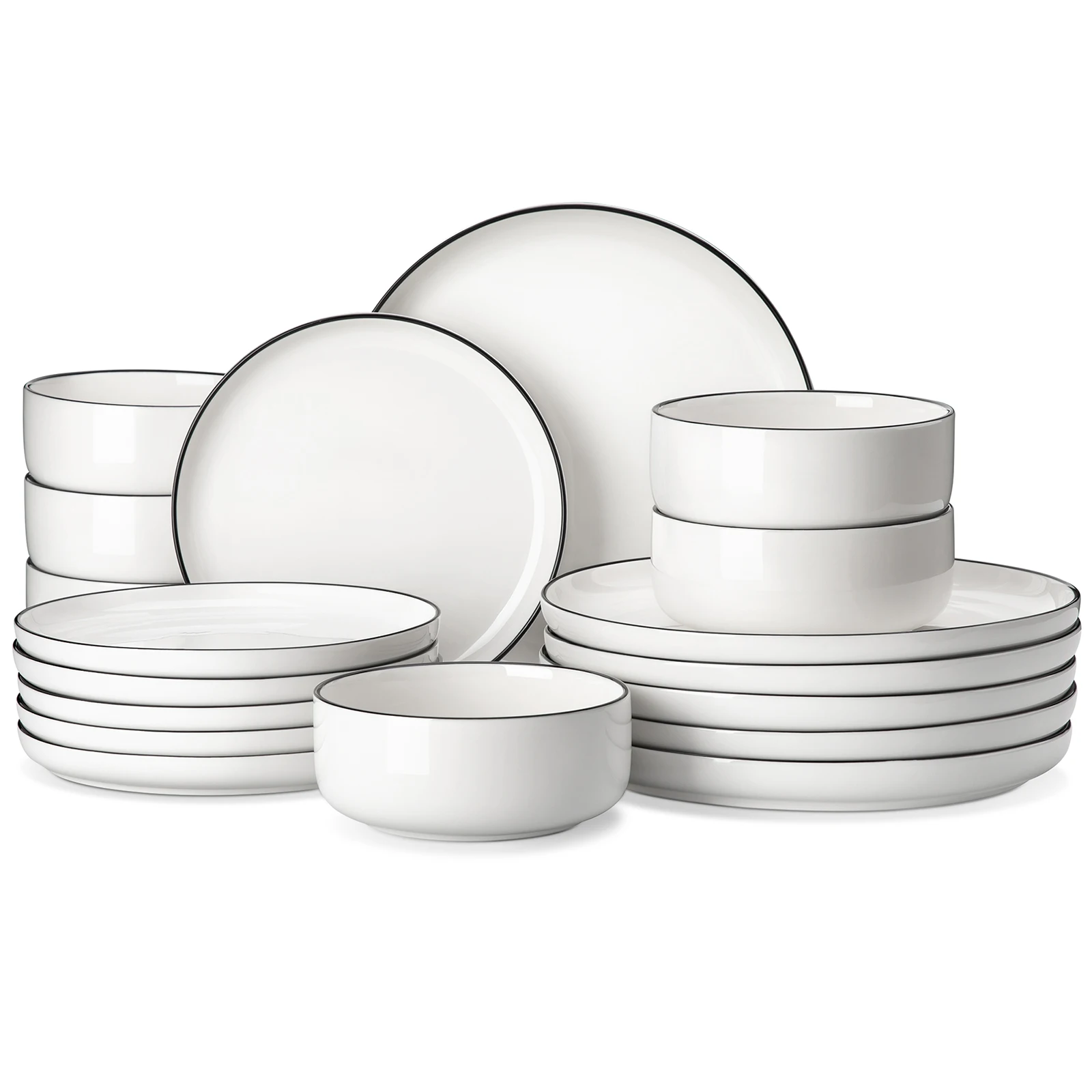 18 Piece Black Rim
