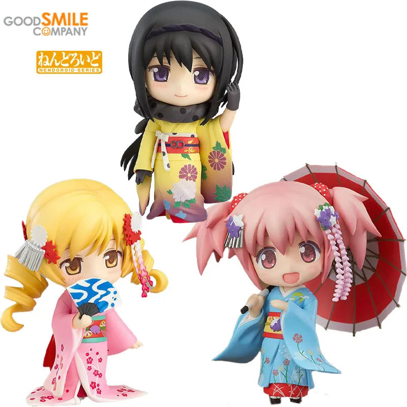 

GSC Good Smile Nendoroid 770 Mami Tomoe 332 Madoka Kaname 722 Akemi Homura Puella Magi Madoka Magica The Movie Maiko Kimono Ver