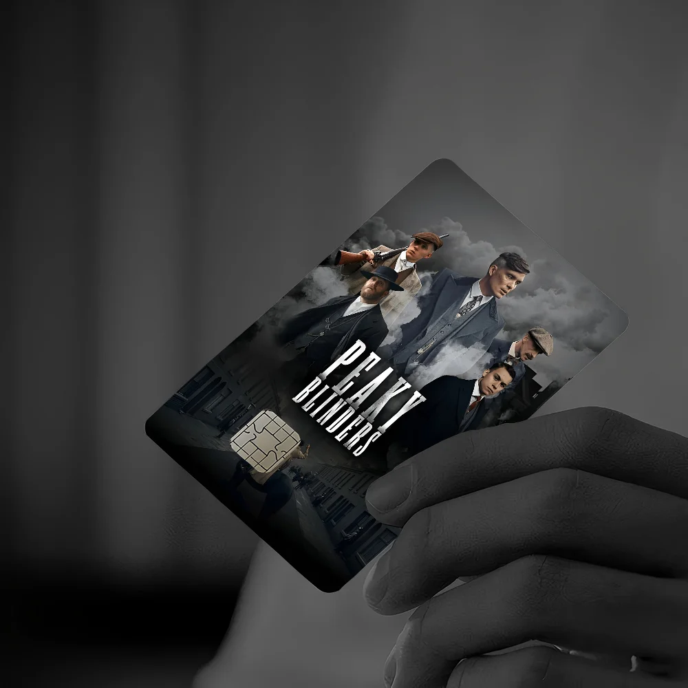 Movie P-Peaky B-Blinders TV Hot Sale Amine Credit Debit Bank Card Bus Card Film Skin Sticker