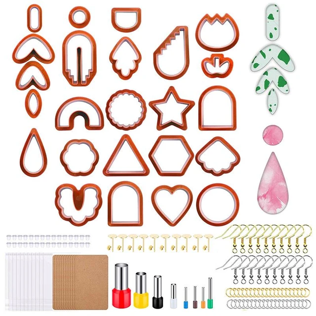 DIY Polymer Clay Earring Kit - TROPICAL EARRING KIT - Makes 6 sets