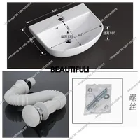 อ่างล้างหน้าติดผนังขนาดเล็ก R Mini, อ่างล้างหน้าในห้องน้ำ, อ่างล้างหน้าขนาดเล็ก, อ่างล้างหน้าแบบแขวน 4