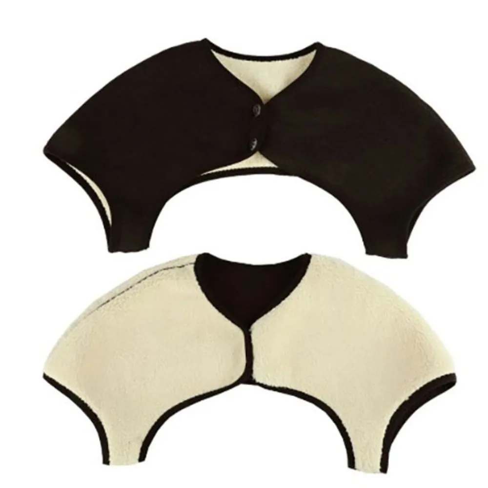 

Warm Shoulder Warmer Wrap Thickening Soft and Skin Friendly Brace Pad Guard Cuff Shoulder Imitation Lamb Down