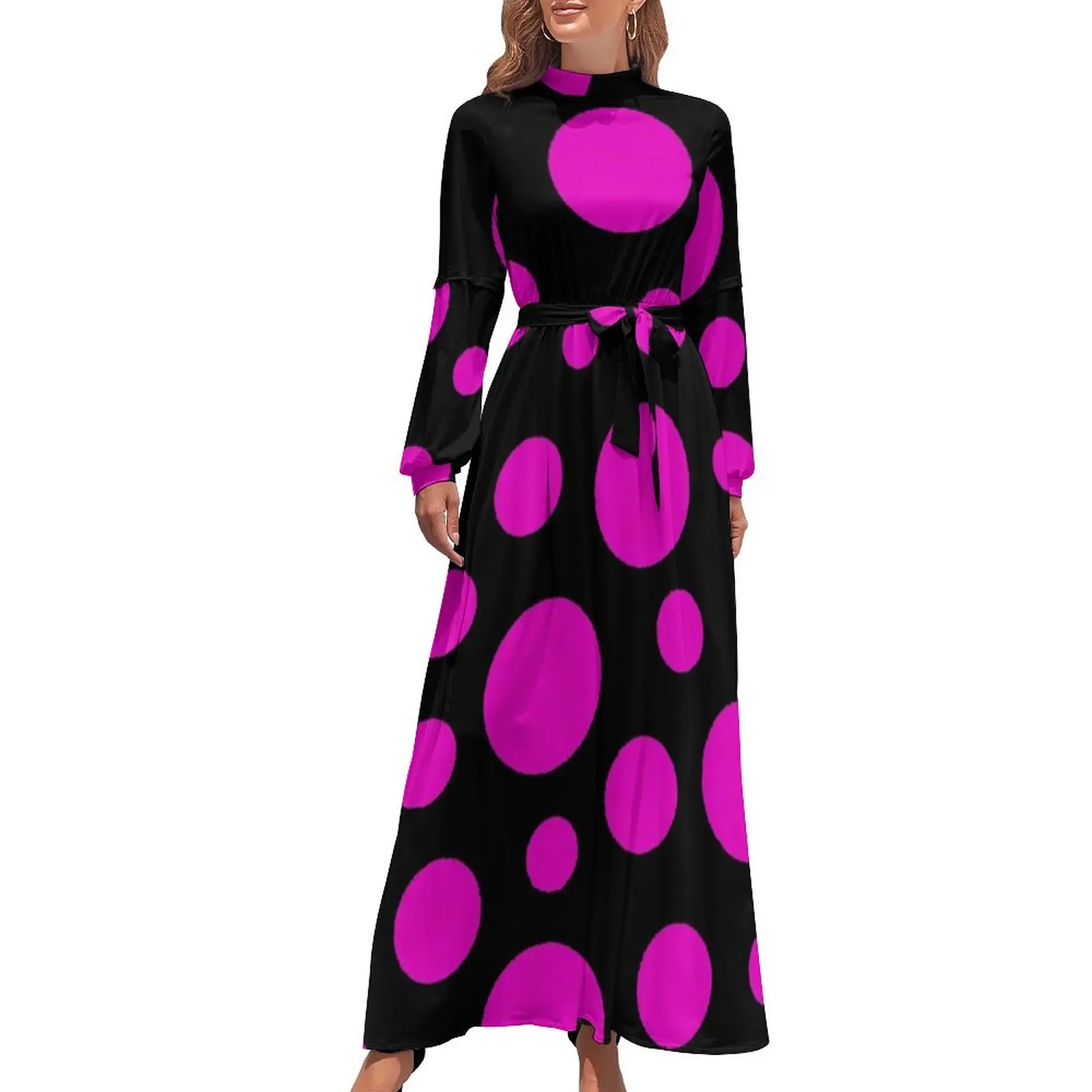 thumbnail image 1 of Vestido largo magenta vestidos de ceremonia Vestido largo mujer vestidos de noche lujo 2024, 1 of 5