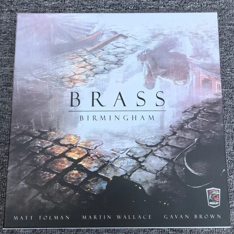 Brass Birmingham English Strategy Interactive Educational Boardgame Family Tabletop 2to4 Players Card Entertainment