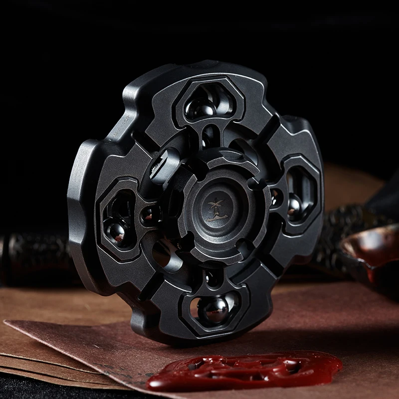 

Tmax Redemption Fingertip Gyro Module Decompression Artifact Finger Toy Metal Black Technology Edc