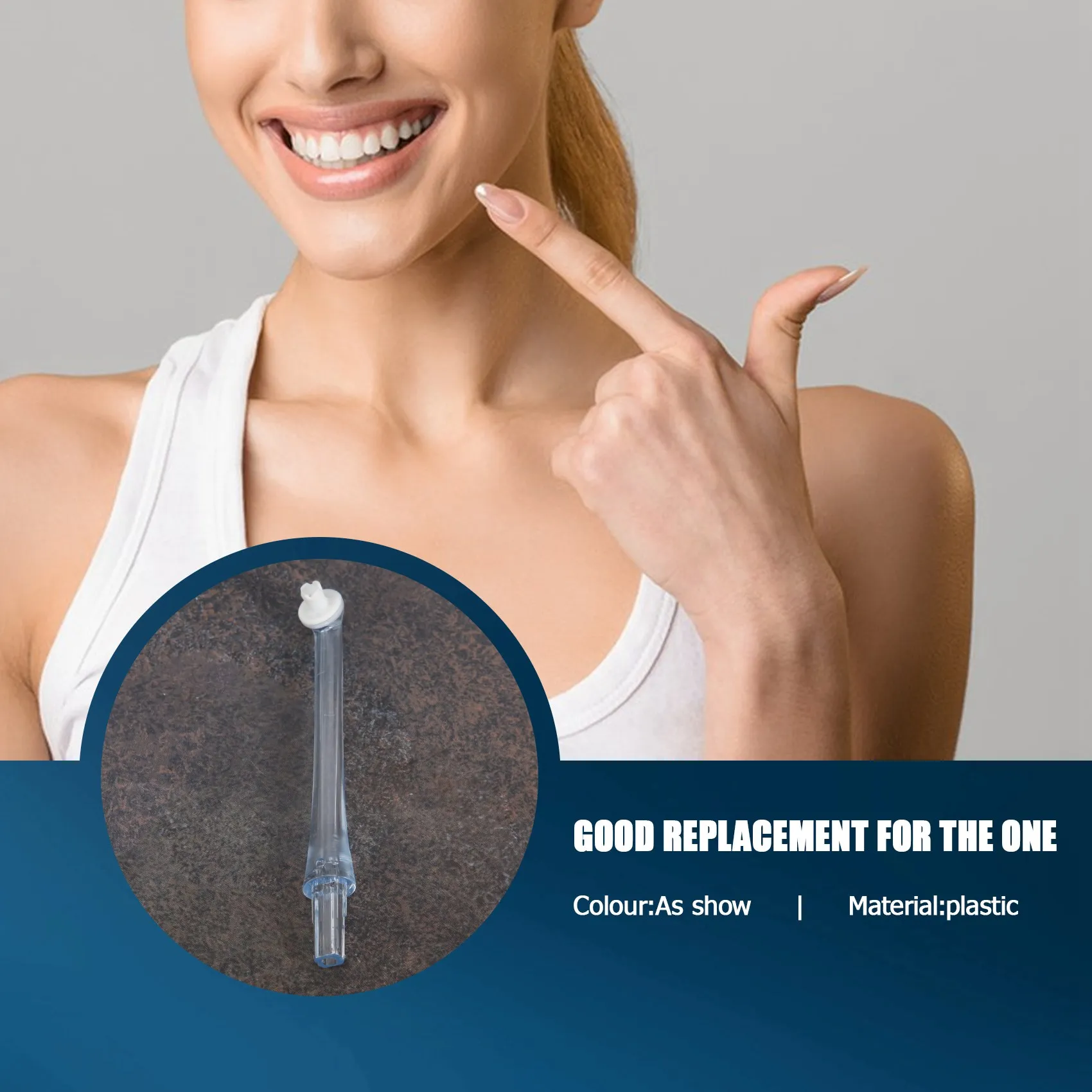 2 Pz Ugello Di Alta Qualità Per Philips Sonicare Airfloss Hx8331 Hx8332 Hx8340 Hx8341 Hx8381 Hx8401 Ugello Irrigatore Orale