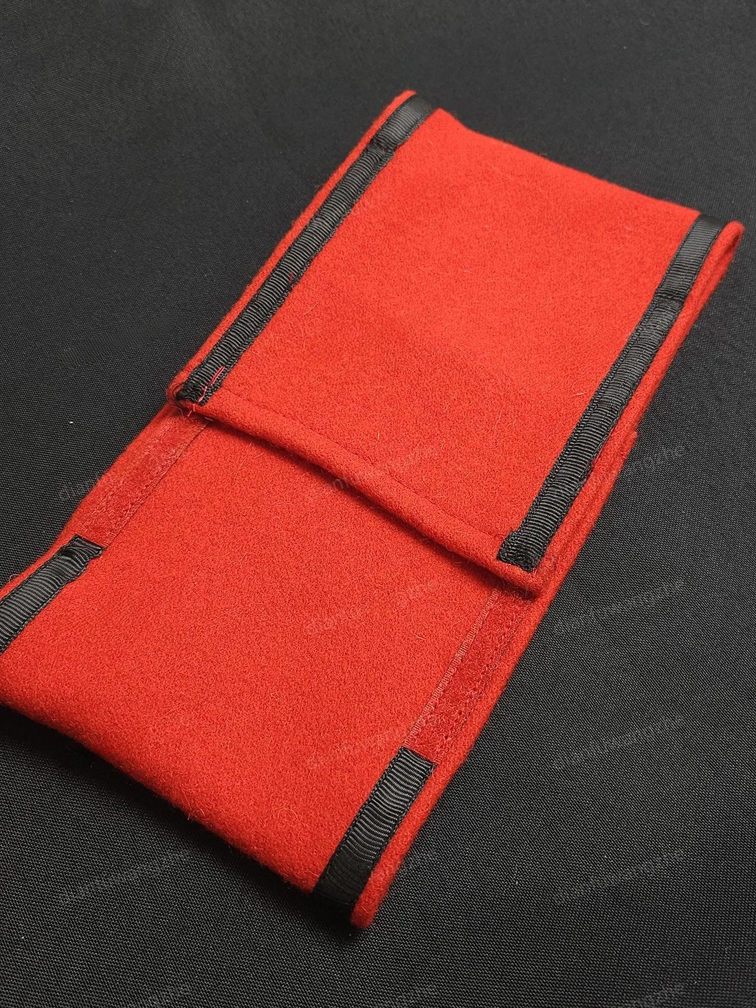 Red Sve Patches Woolen Fabric Volunteer Du Magic Sti Design Sewing DIY Accories Pure Color from China