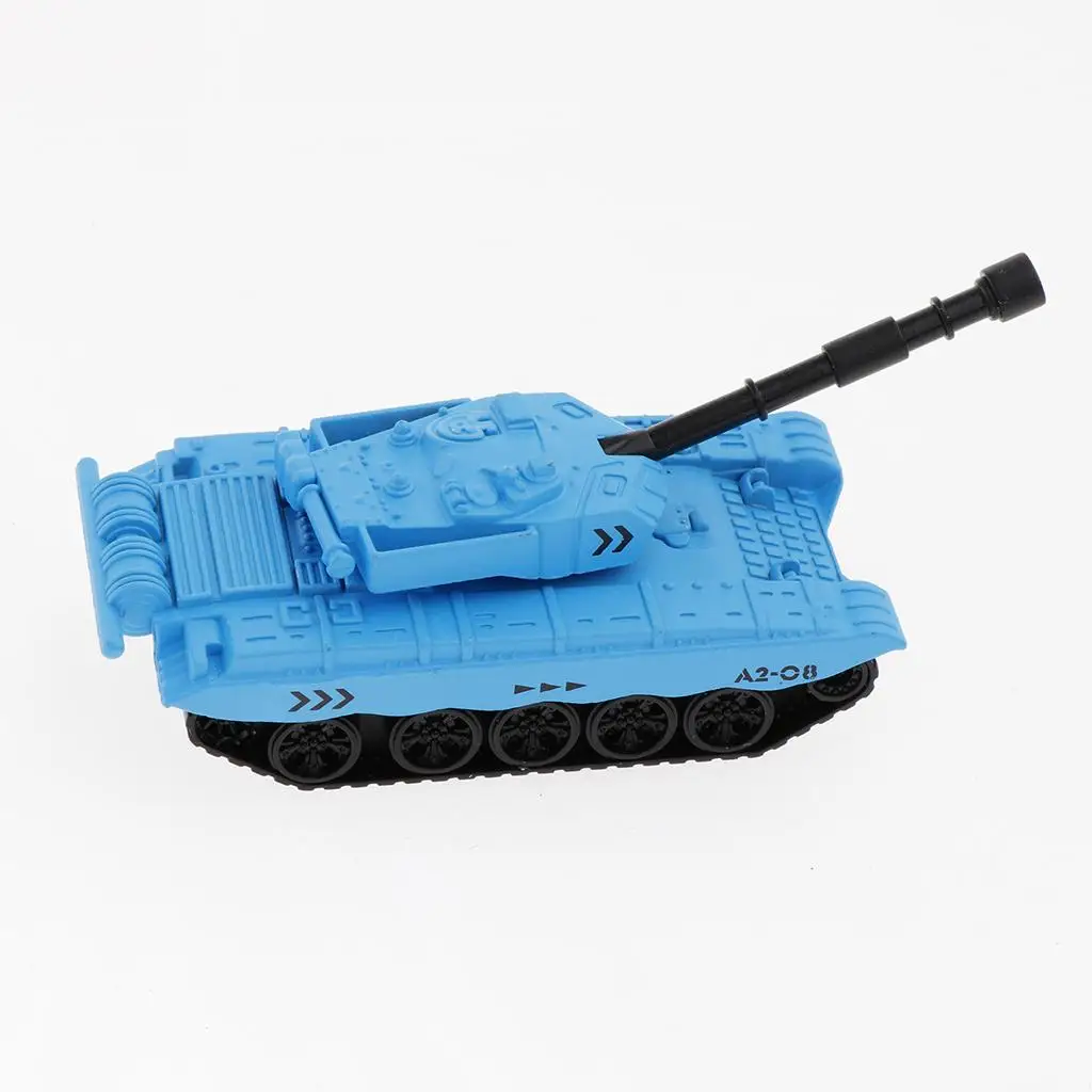 

1:64 литые автомобили Set 4 Основной боевой танк + истребитель + вертолет